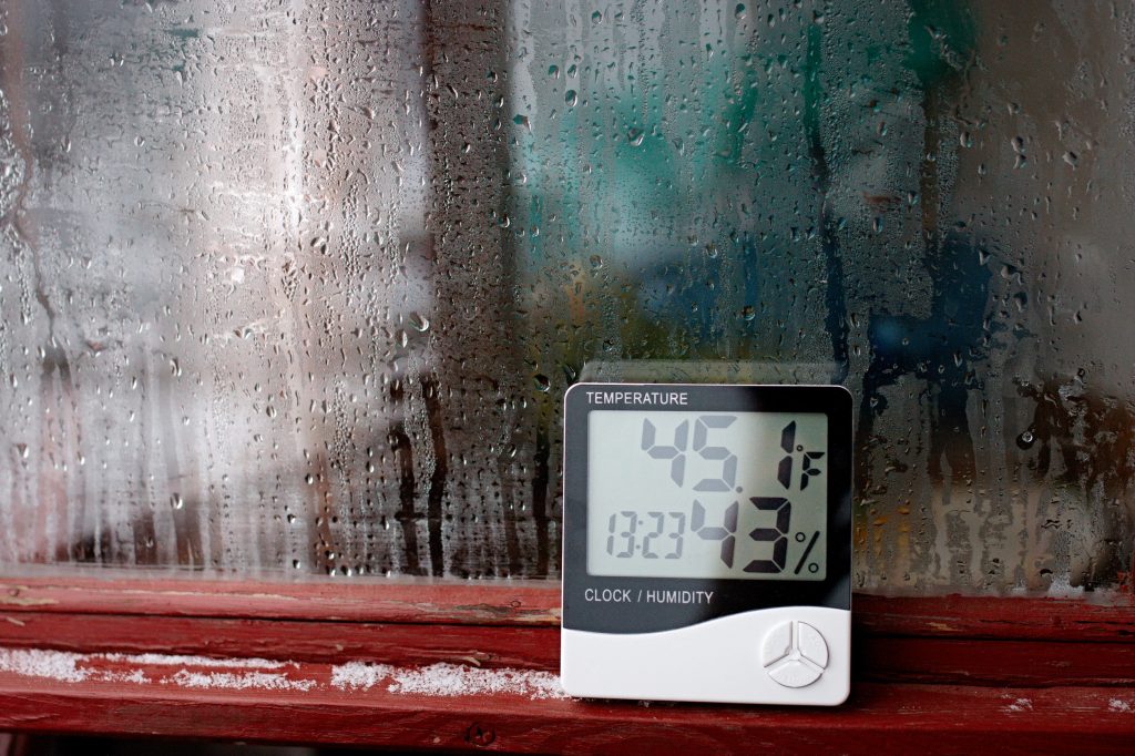 taux d'humidité dans une maison