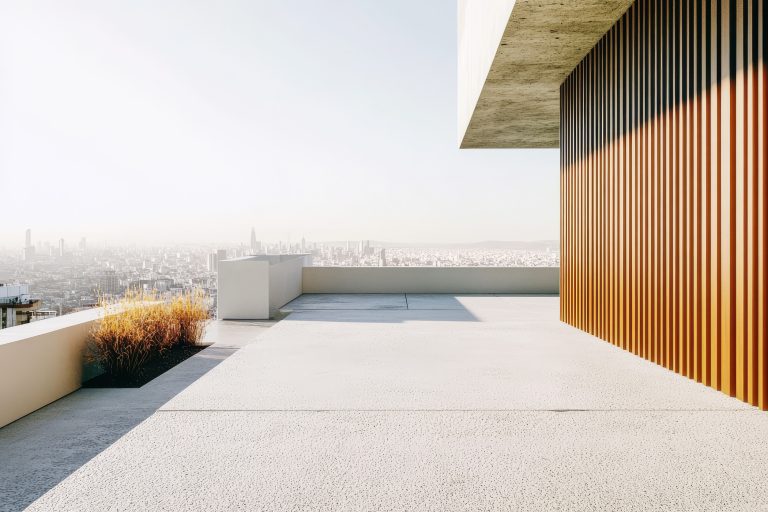 déclarer une terrasse en béton