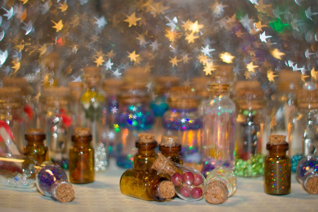 déco diy bouteilles en verre événement