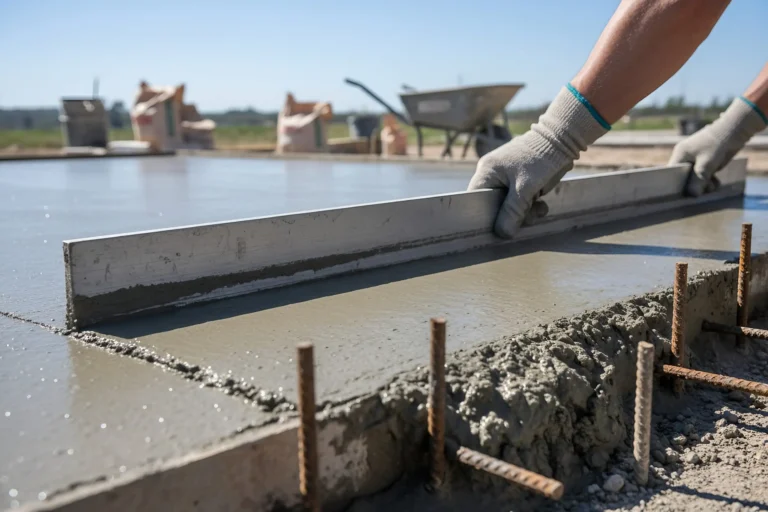 Comment faire une dalle en béton