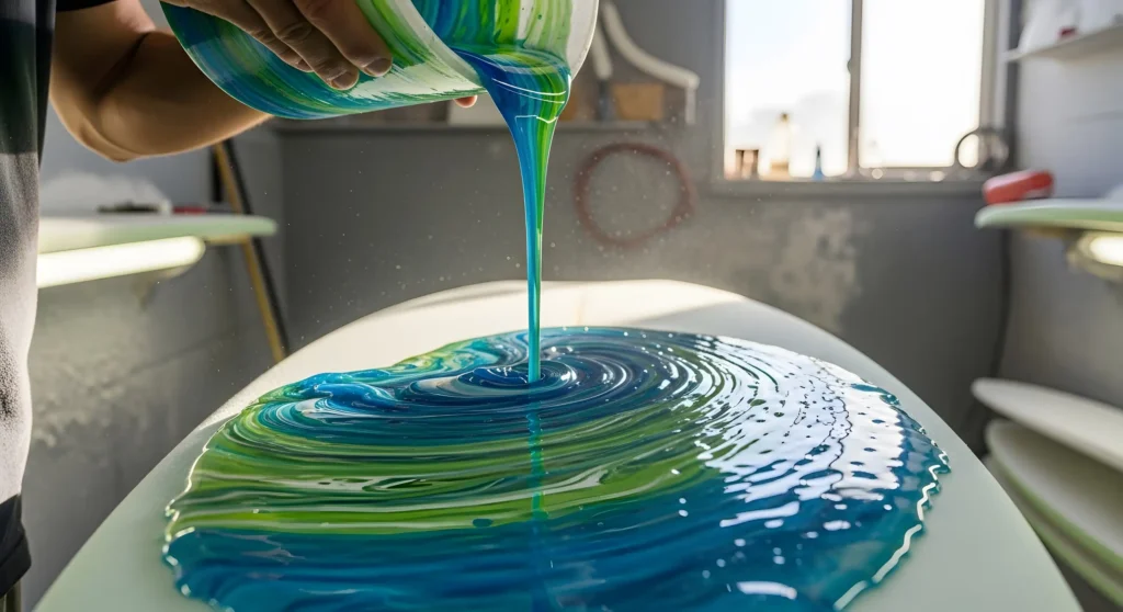 prix m2 résine de sol