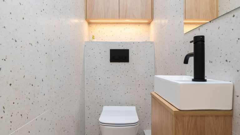 Sanibroyeur : fonctionnement, installation et erreurs à éviter dans la maison WC avec sanibroyeur installé dans une petite salle d'eau